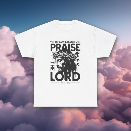 PRAISE THE LORD TEE (WHITE)
